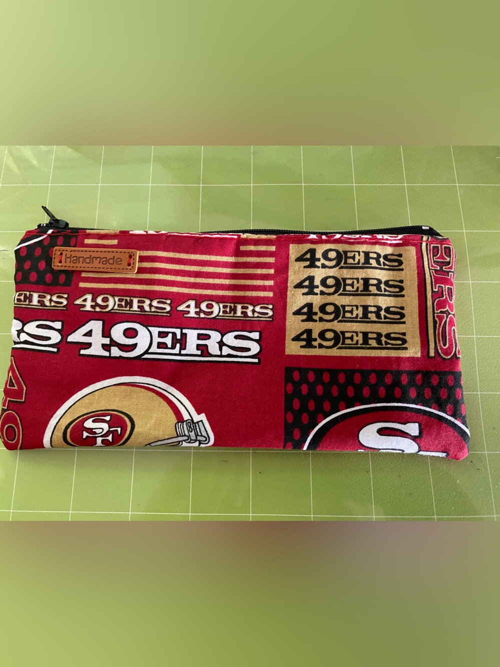 49’ers Zippered Pouch - Handmade